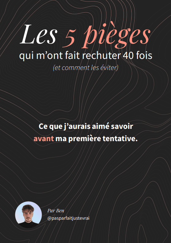 Les 5 pièges qui m'ont fait rechuter 40 fois